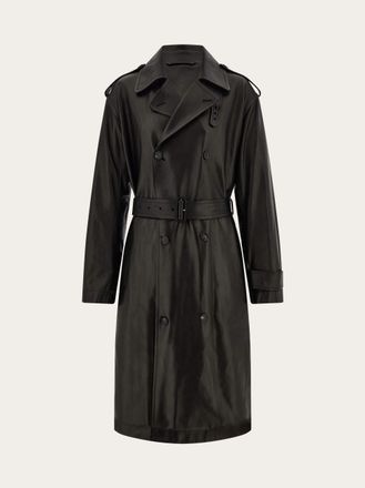 Ferragamo Men Nappa trench Black