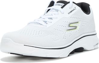 Skechers Mens Go Walk 7 Trainers, White Opulent Garden, 10.5 UK