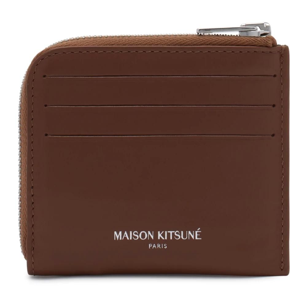 【関税込み】Boogie Card case - Maison Kitsune - Leather - Pi Boogie Card case - Maison Kitsune - Leather - Pink