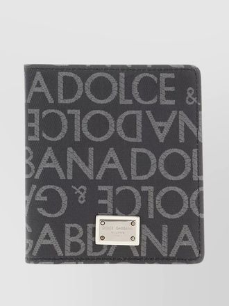 Dolce & Gabbana logo-print fabric wallet