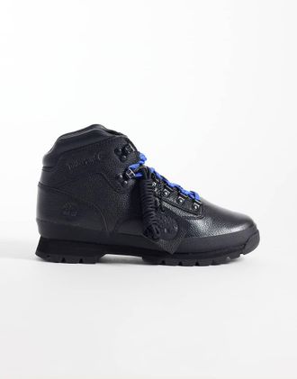 Timberland Eurohiker - Stivali stringati neri-Nero