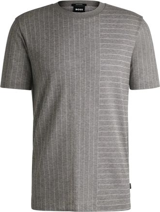 BOSS T-shirt a righe - Grigio