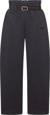 Magliano Pantaloni in cotone con cintura - Nero