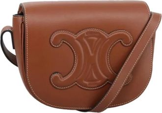 Celine Pre-owned Leather celine-bags - Dames - Vintage Schoudertas - Bruin - ONE Size - Leer - Vintage