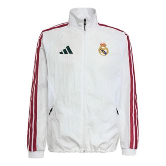 adidas Real Madrid Home Anthem Jacket Asia Sizing White KV6723