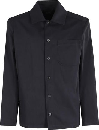 A.P.C. Giacca-camicia Cofco con bottoni - Blu