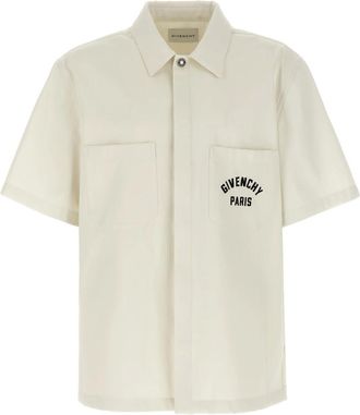 Givenchy Heren, Overhemden, Beige, Maat: M Katoen