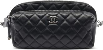 Chanel 2018-2019 CC Quilted Calfskin Waist Bag belt bag - Black