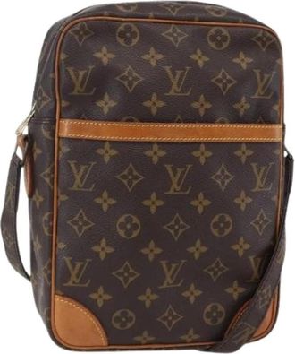 Louis Vuitton Pre-owned Canvas Cross Body Tas - Dames - Vintage Schoudertas - Bruin - ONE Size - Vintage