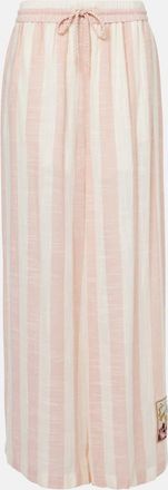 Zimmermann Acacia striped wide-leg pants