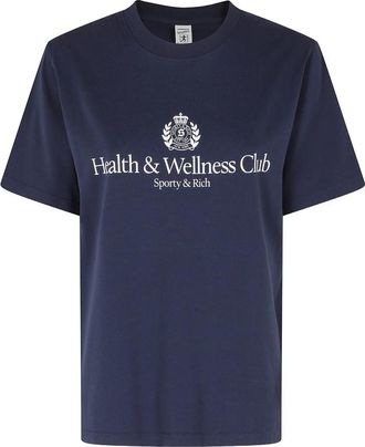 Sporty & Rich Logo-print T-shirt