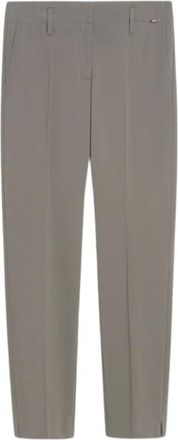 Cinque Cinque, Dames, Broeken, Grijs, Maat: XS Leer