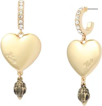 Kurt Geiger Eagle Heart Drop Earrings in Gold at Nordstrom