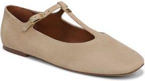 Franco Sarto Marylee T-Strap Flat in Desert at Nordstrom Rack, Size 8.5