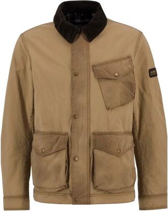 Barbour Gewaxte Katoenen Jas in Beige - Heren - Zomerjassen - Beige - S - Katoen - Jassen