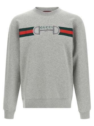 Gucci Gray Cotton Mens Sweatshirt