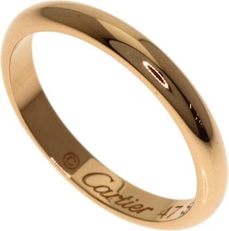 Cartier Pink Gold (18K) Band Ring (Pre-Owned)