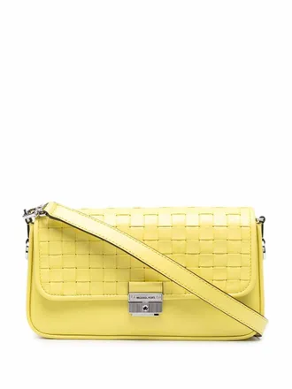 Michael Michael Kors Geweven schoudertas - Geel