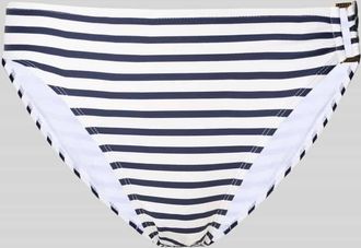 Lauren Ralph Lauren Bikini-Hose mit Zier-Applikation Modell LUXE in Marine, Gr&ouml;&szlig;e XL
