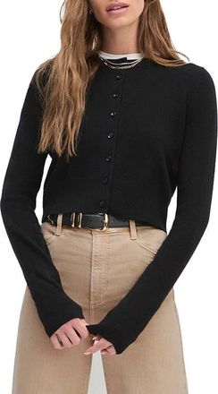 Favorite Daughter Rebecca Crop Cashmere Cardigan in Black at Nordstrom, Size X-Large