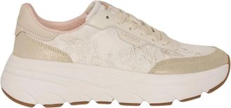 Twinset Platte Schoenen - Dames - Sneakers - Beige - 41 EU - Katoen - Schoenen