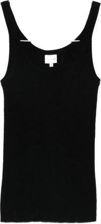 Birgitte Herskind Hedra Knit Top - Dames - Tops zonder mouwen - Zwart - S - Wol - Tops
