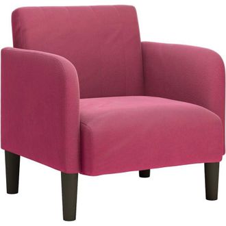 vidaXL Sill&oacute;n Con Reposabrazos Terciopelo Rojo Vino 54 Cm Vidaxl
