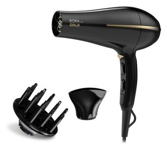 Gama Ga.ma Bora Ion Gold Secador 2200 W Negro