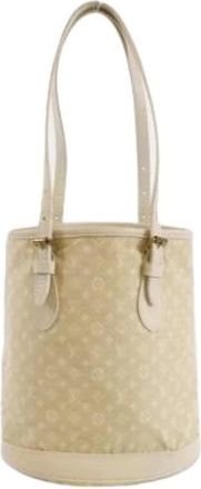 Louis Vuitton Pre-owned Bucket Bags, female, Beige, Size: ONE SIZE Pre-owned Vintage Bucket Bag