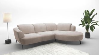 Sit&more Ecksofa »Zoe« ink.Sitztiefenverstellung, wahlweise mit Kopfteilverstellung