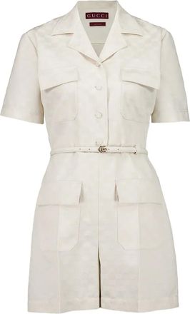 Gucci Gabardine playsuit - Beige