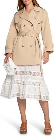 Belle & Bloom Whispers of Verona Trench Coat in Light Camel at Nordstrom, Size X-Small