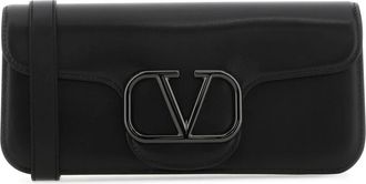 Valentino Garavani Loc&ograve; Crossbody Tas - Heren - Schoudertassen - Zwart - ONE Size - Leer - Tassen
