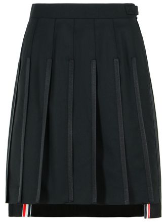 Thom Browne Gonna in lana nera di Thom Browne