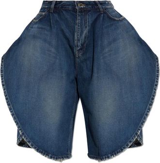 Balenciaga Denim Shorts, female, Blue, Size: M Tulipe Bermuda