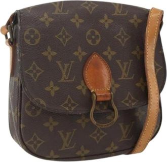 Louis Vuitton Pre-owned Cross Body Bags, female, Brown, Size: ONE SIZE Pre-owned Canvas Cross Body Bag