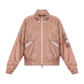 Moncler Light Jackets, female, Pink, Size: XL Marmacy Jacket