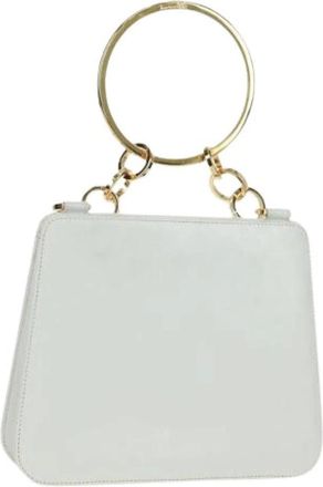 Ferragamo Pre-owned Handtas - Dames - Vintage Handtas - Wit - ONE Size - Leer - Vintage