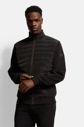 Bugatti Herren Sweatjack met horizontale quilting