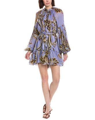 Hemant & Nandita Ruffle Mini Dress