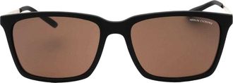 A|X Armani Exchange Matte zonnebril heren (Bruin/zwart)
