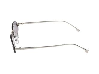 MAISON FENDI FE4075US Metal Oval Frame Sunglasses - Silver