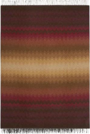 Missoni Home Anemone Plaid - Dames - Wintersjaals - Bruin - ONE Size - Wol - Accessoires