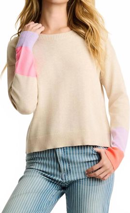 Lisa Todd Block Party Top In Almond