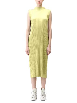 Issey Miyake Pleats Please Dress - Yellow
