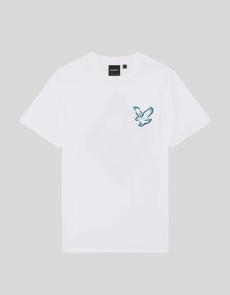 Lyle & Scott Lyle And Scott Mens Back Print Graphic T-Shirt - Size: 44