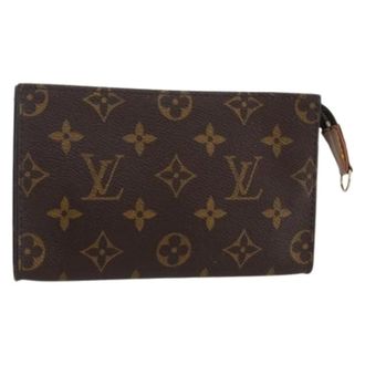 Louis Vuitton Pre-owned Clutches, female, Brown, Size: ONE SIZE Pre-owned Canvas Pouch