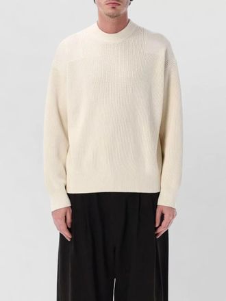 STUDIO NICHOLSON ribbed crewneck cotton sweater