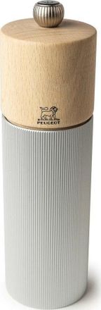 Peugeot Line Molinillo De Pimienta Gris Aluminio 18 Cm