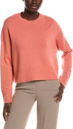 Lafayette 148 New York Crewneck Cropped 100% Cashmere Sweater